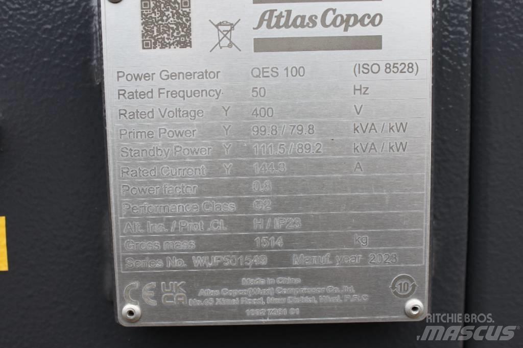 Atlas Copco QES 100 柴油發電機