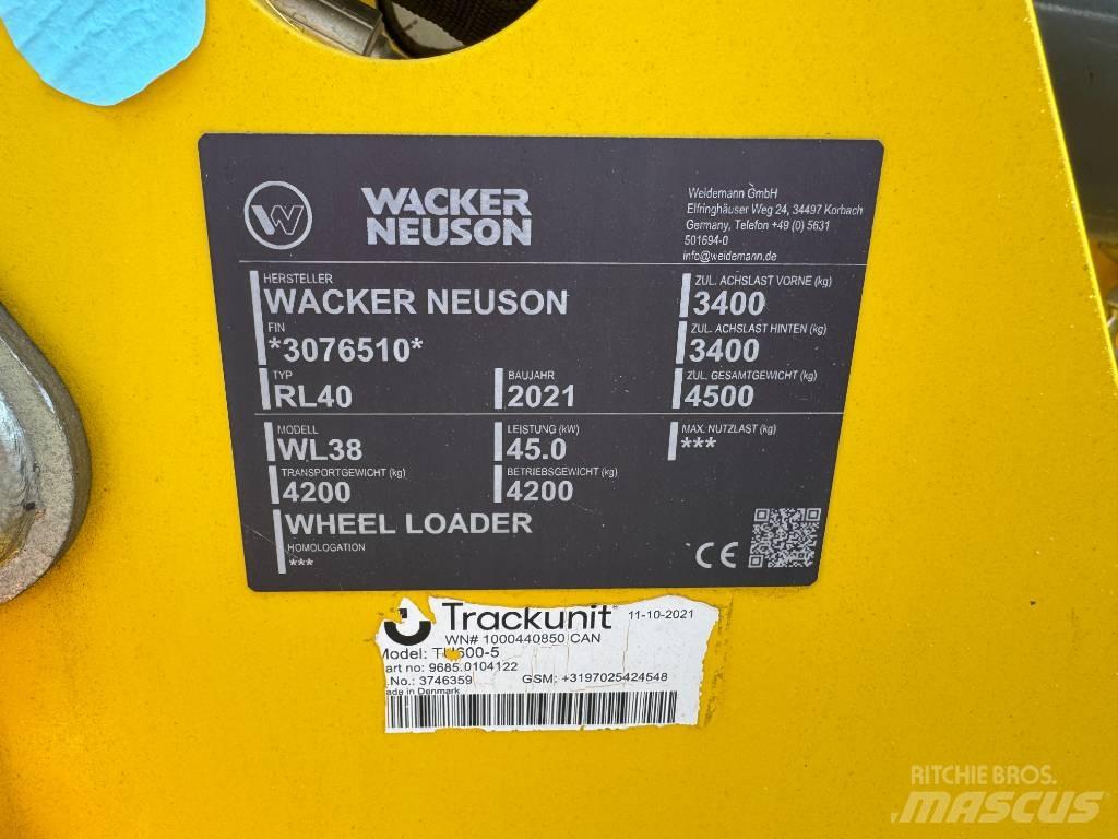 Wacker Neuson WL38 輪胎式裝載機