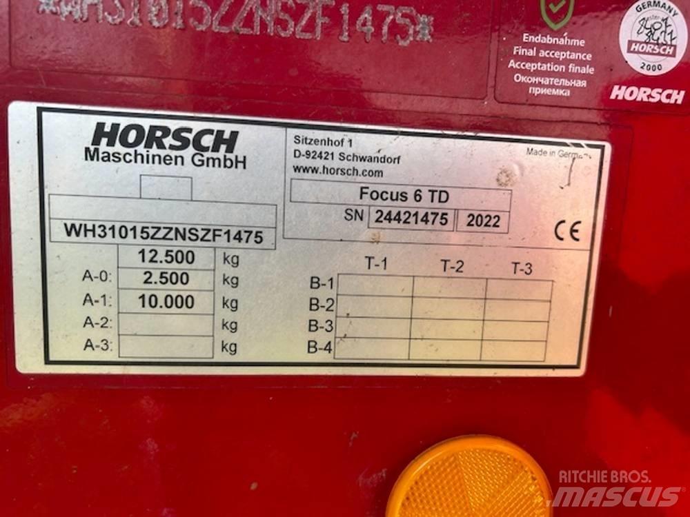 Horsch Focus 6 TD 組合鑽