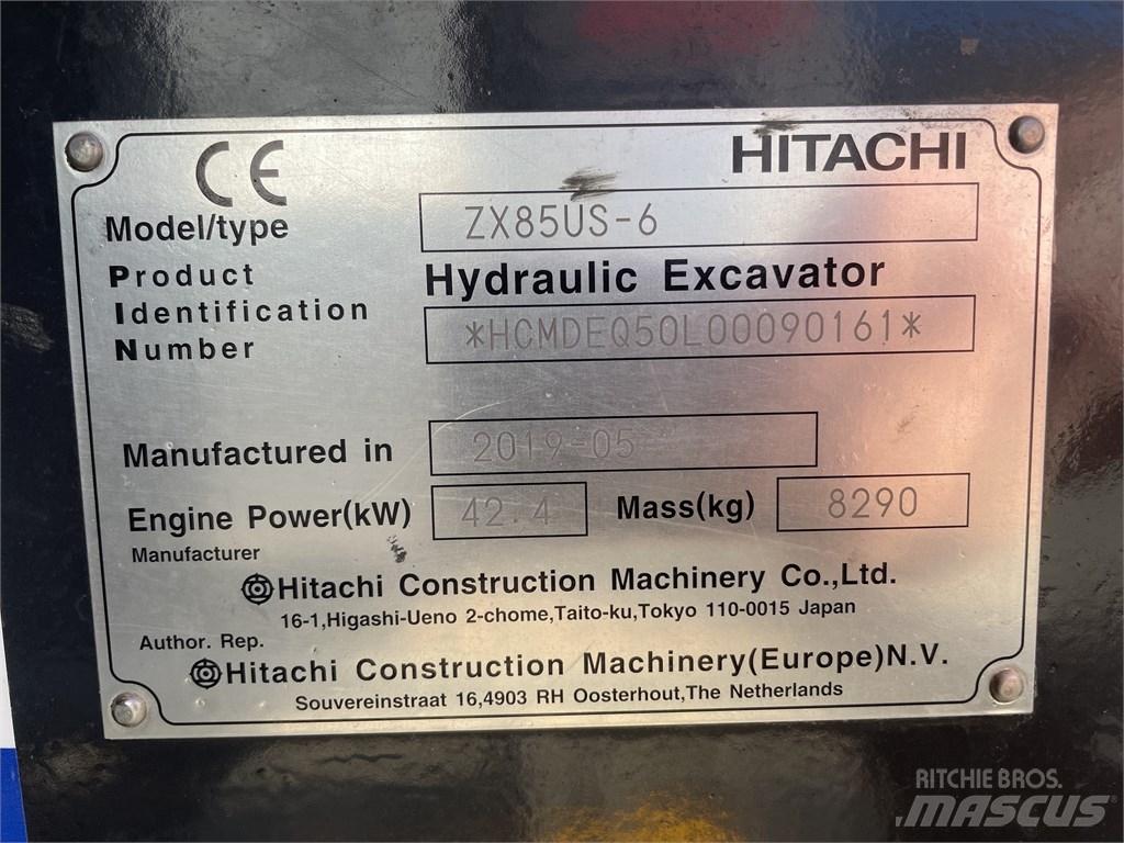 Hitachi ZX 85 US-6 中型挖土機/掘鑿機/挖掘機 7t-12t