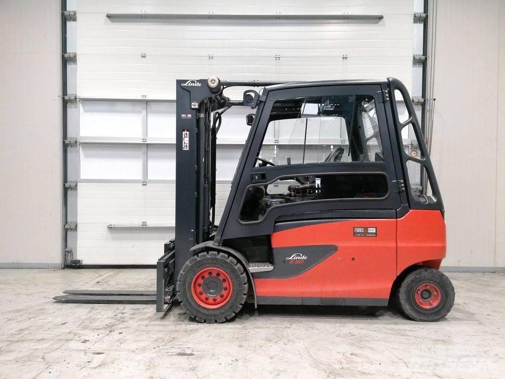 Linde E50HL-01 電動堆高機