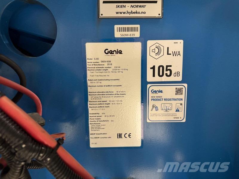 Genie S65 其他升降機和作業平台