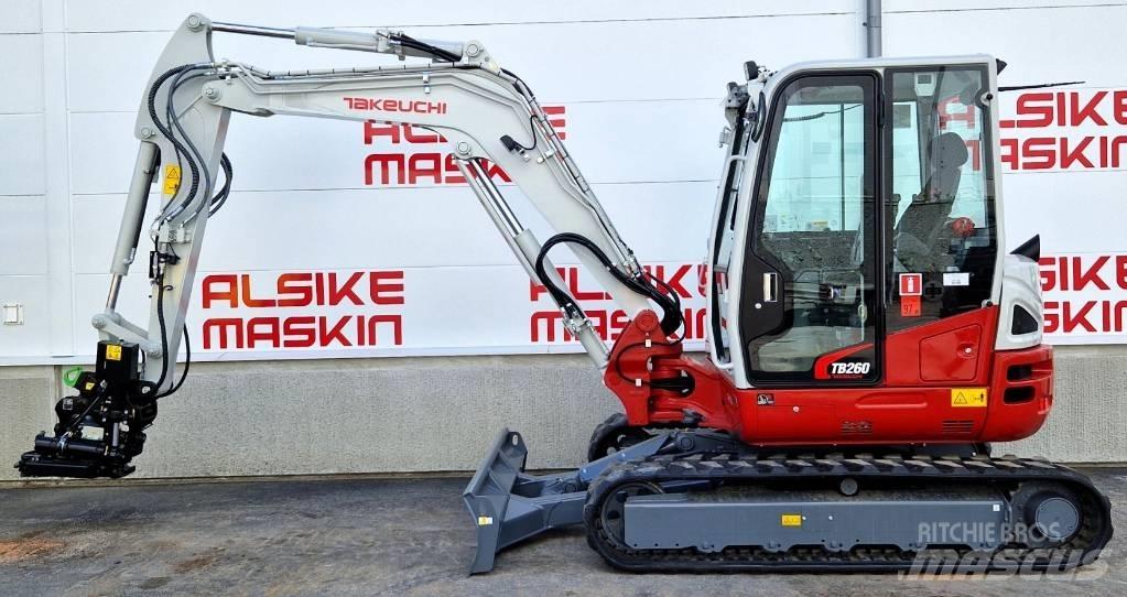 Takeuchi TB 260 小型挖土機/掘鑿機<7t(小型挖掘機)
