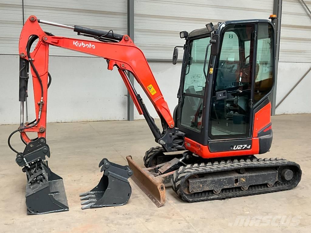 Kubota U 27-4 小型挖土機/掘鑿機<7t(小型挖掘機)