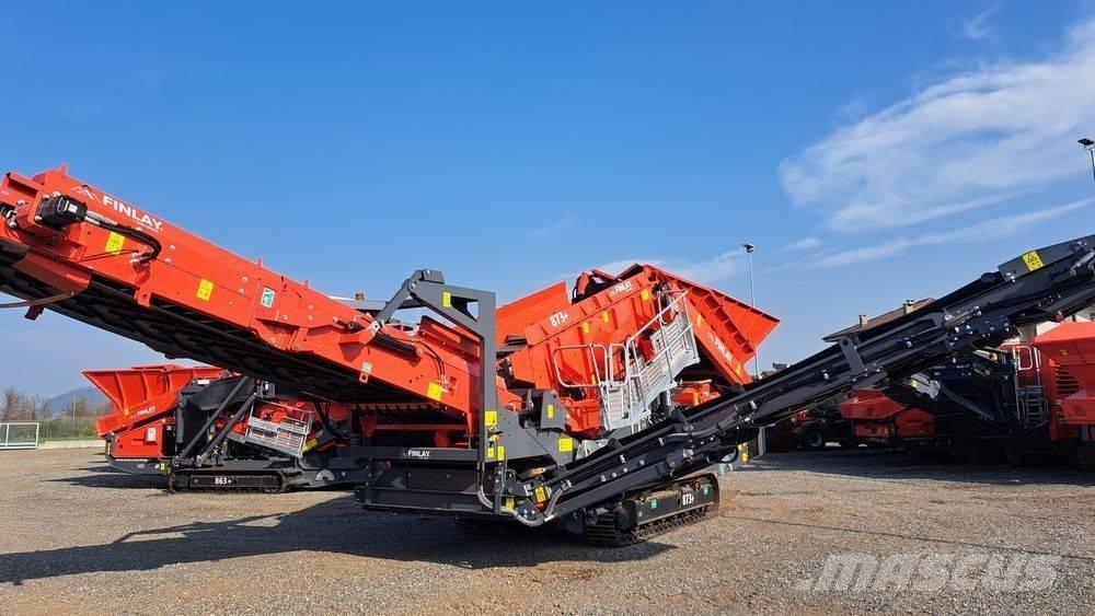 Terex Finlay 873+ 移動式篩選機