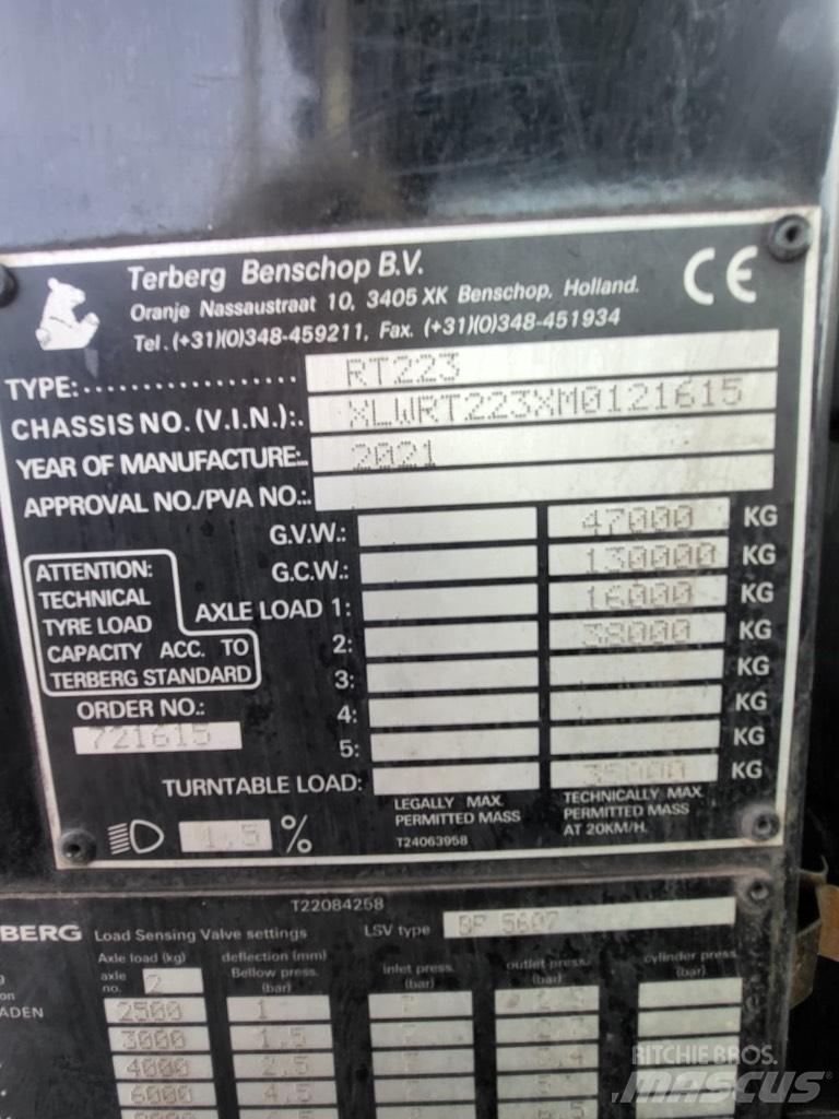 Terberg RT223 終端式曳引機