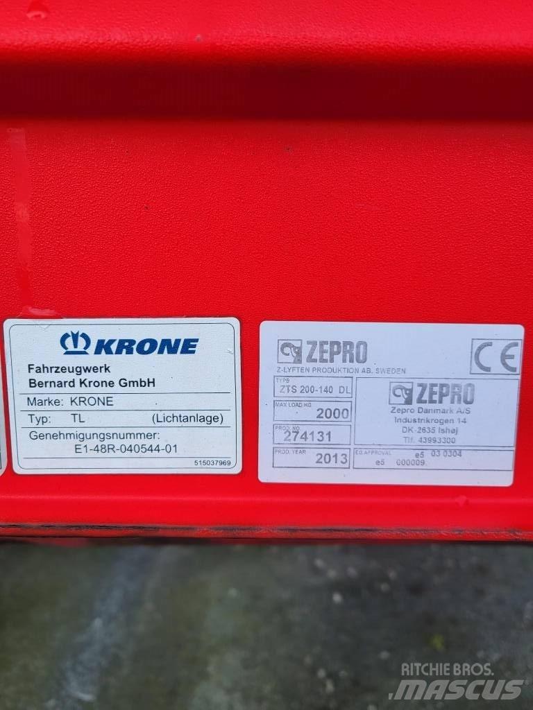 Krone SDP 27 篷布半拖車
