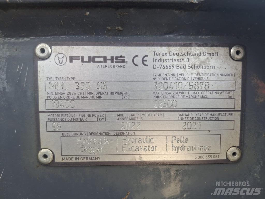 Terex Fuchs MHL320F 其他物料運輸工具