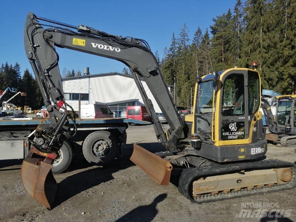 Volvo ECR 88 PLUS 中型挖土機/掘鑿機/挖掘機 7t-12t