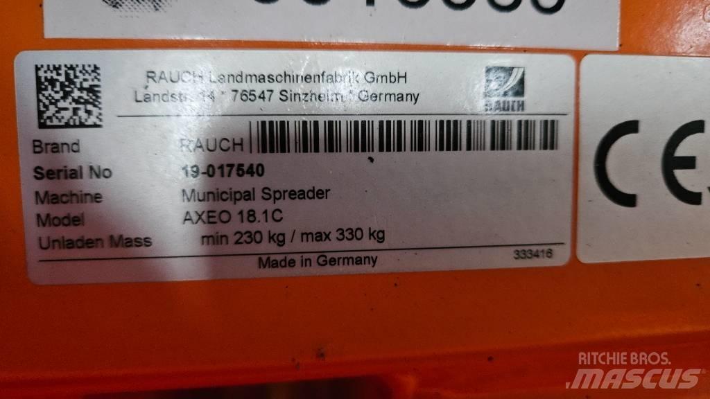 Rauch Axeo 18.1C 砂鹽撒布機