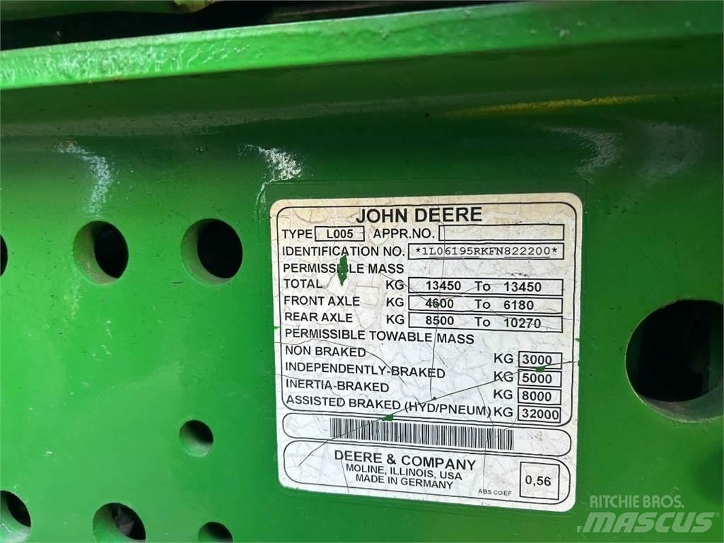 John Deere 6195R 曳引機