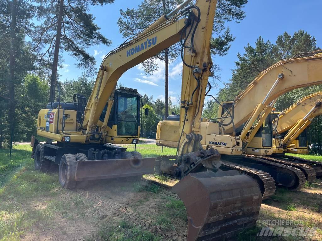 Komatsu PW 160-7 旋轉式挖土機/掘鑿機/挖掘機