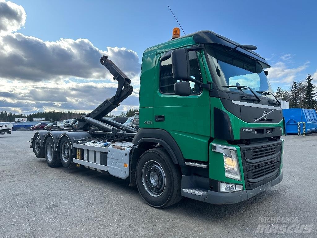 Volvo FM 420 8x2/4 吊鉤式起重車