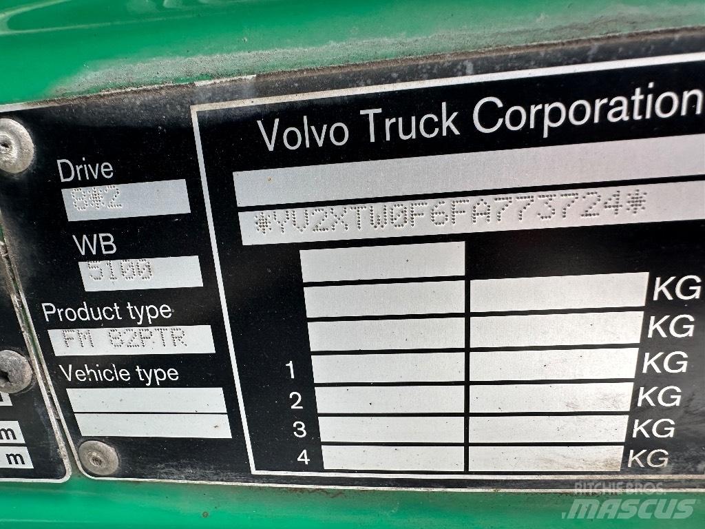 Volvo FM 420 8x2/4 吊鉤式起重車