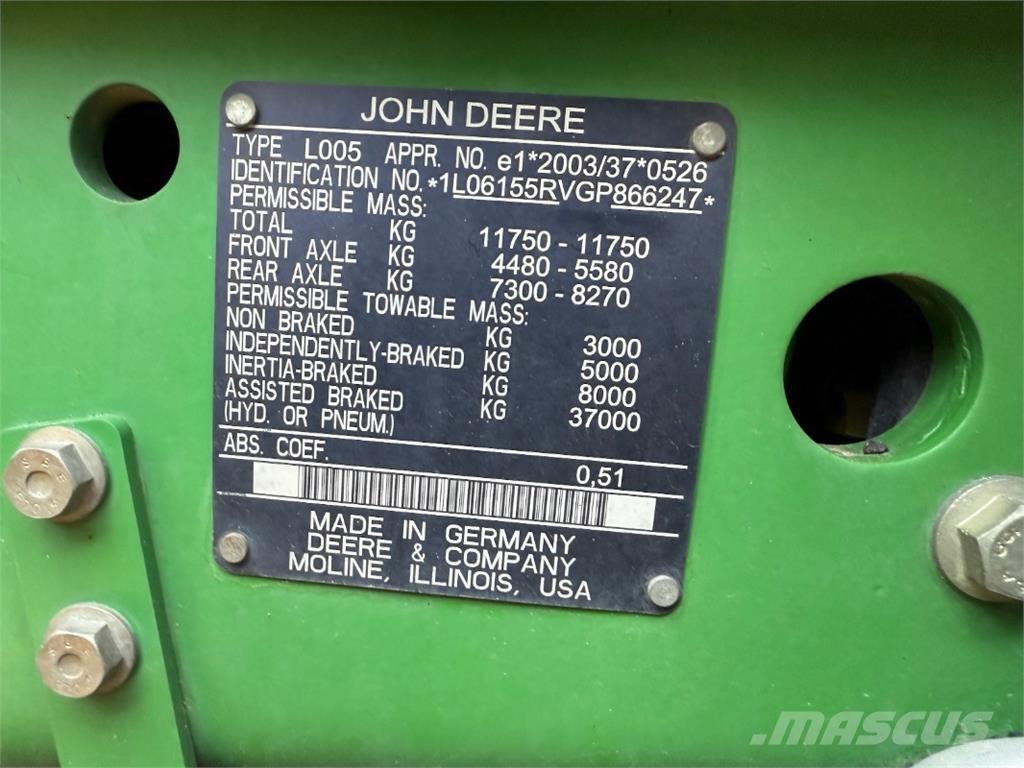 John Deere 6155R 其他農業機械