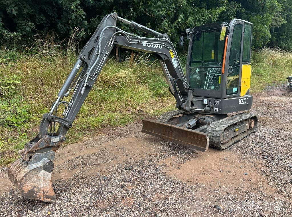 Volvo EC 27 D 小型挖土機/掘鑿機<7t(小型挖掘機)
