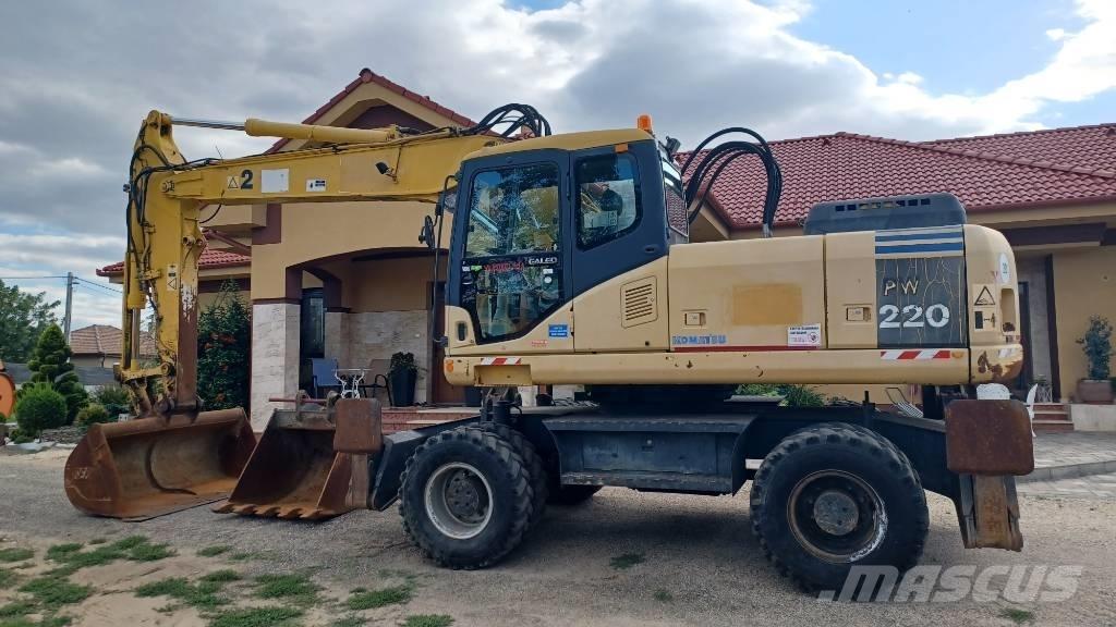 Komatsu PW 220-7 旋轉式挖土機/掘鑿機/挖掘機