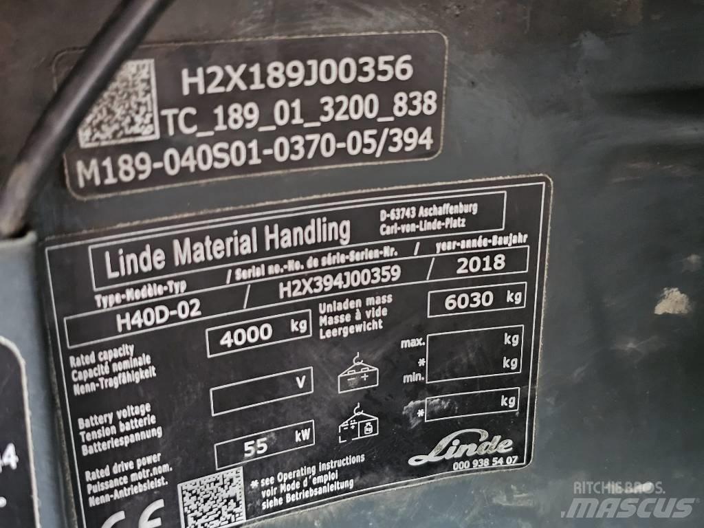 Linde H40D-02 柴油卡車
