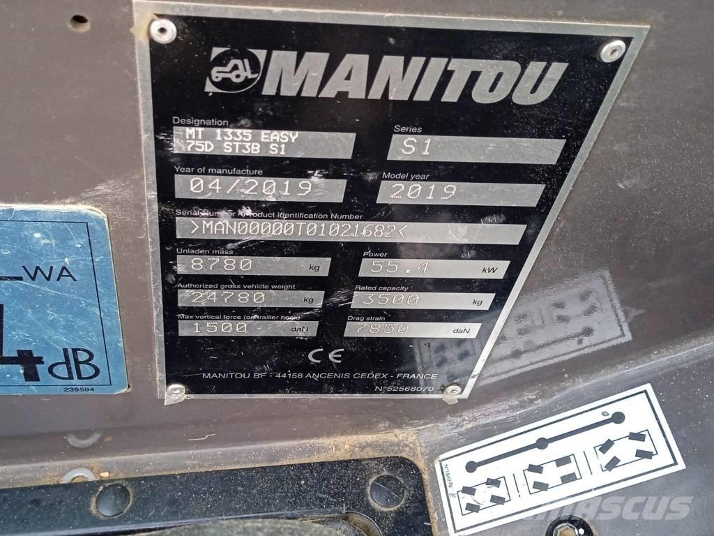 Manitou MT 1335 伸縮臂操作車
