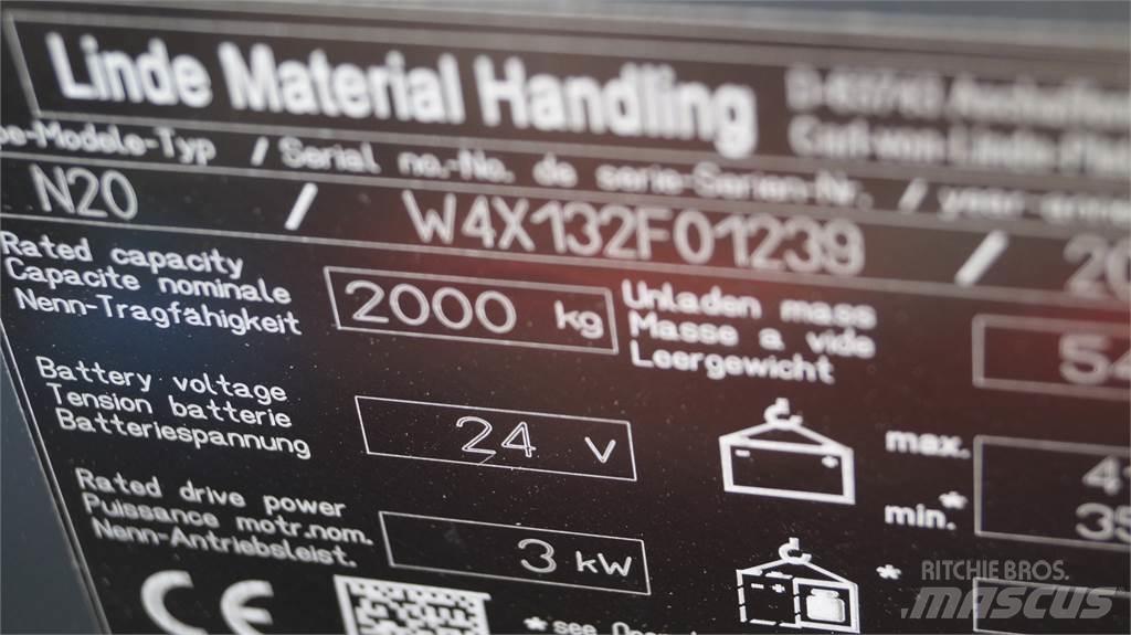 Linde N20 kurz 低架裝載機