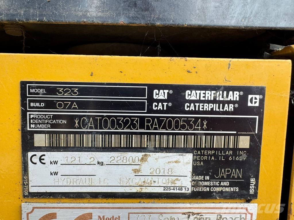 CAT 323 履帶式 挖土機/掘鑿機/挖掘機