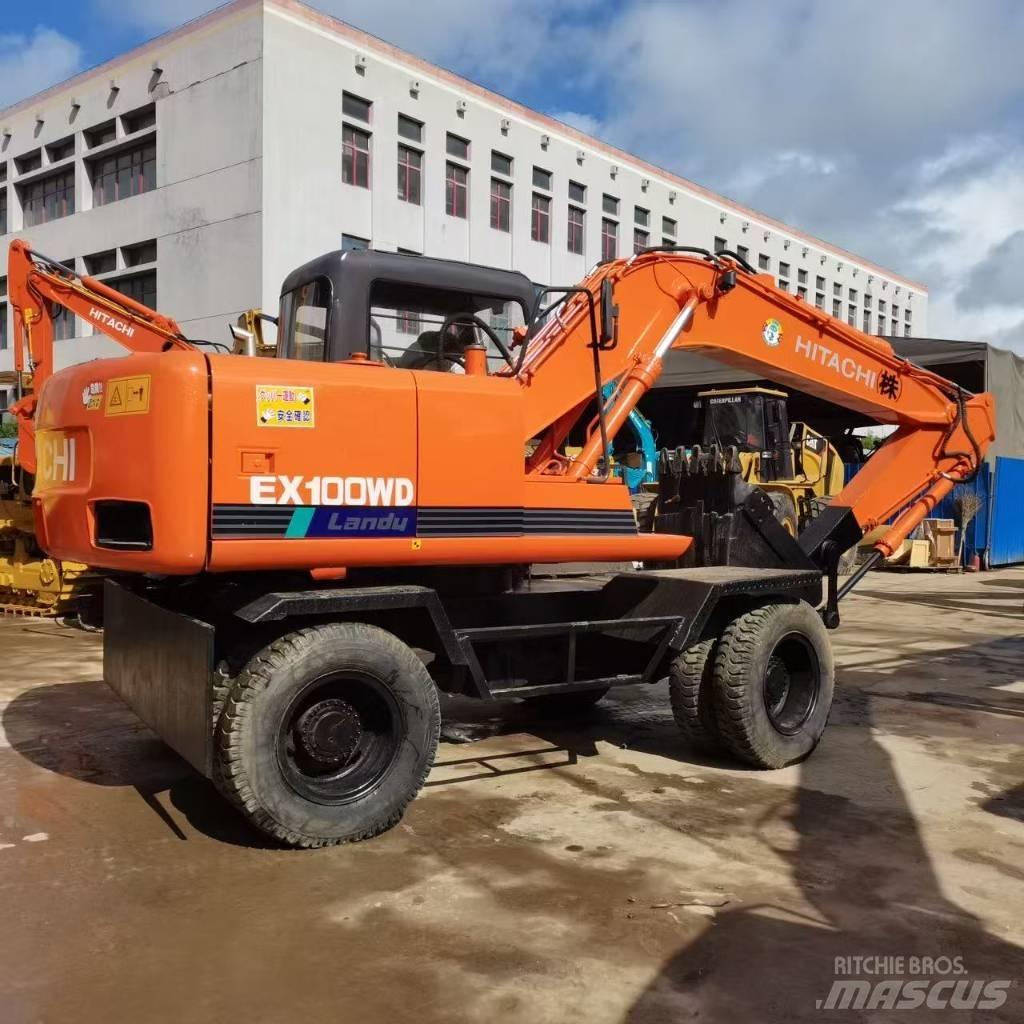 Hitachi EX 100 W D 旋轉式挖土機/掘鑿機/挖掘機