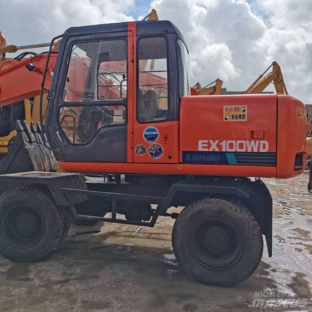 Hitachi EX 100 W D 旋轉式挖土機/掘鑿機/挖掘機