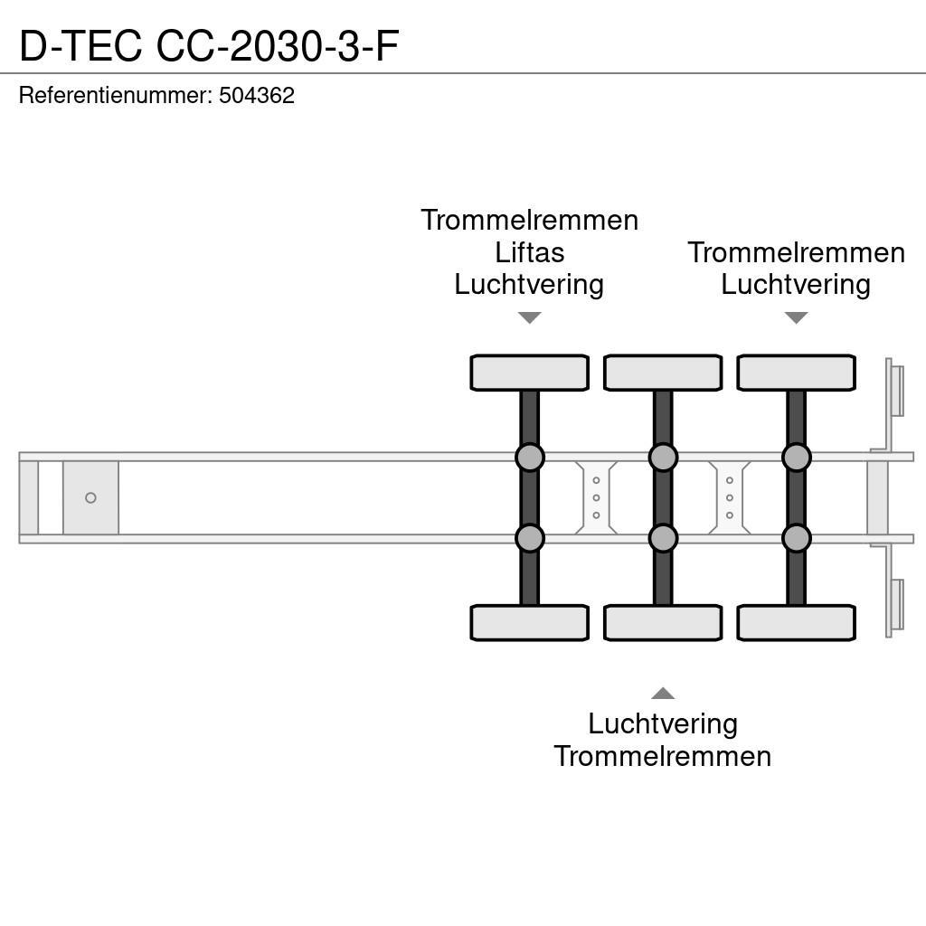 D-tec CC-2030-3-F 貨櫃框架半拖車