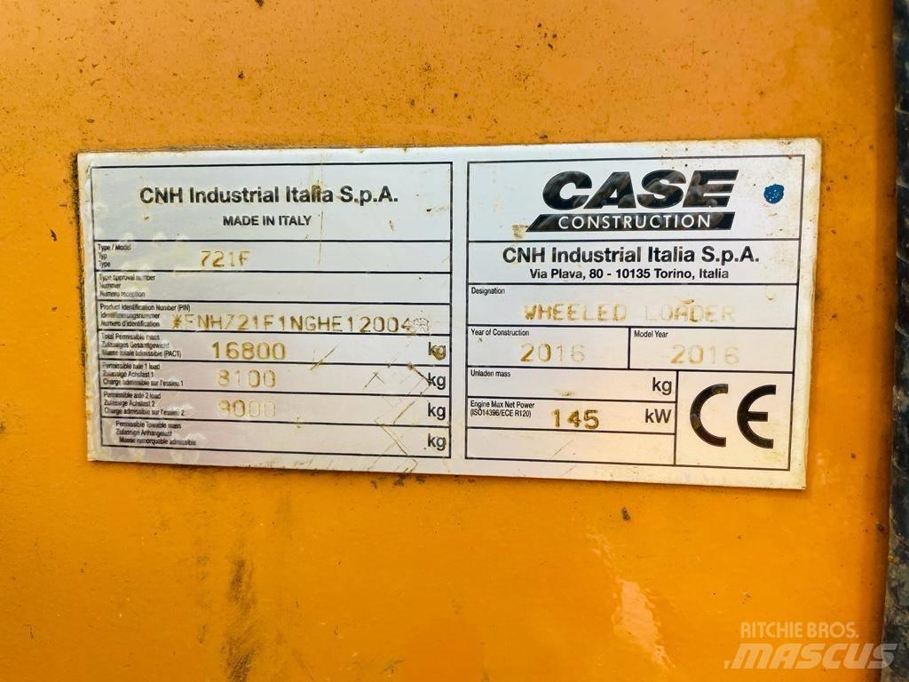 CASE 721 F 輪胎式裝載機