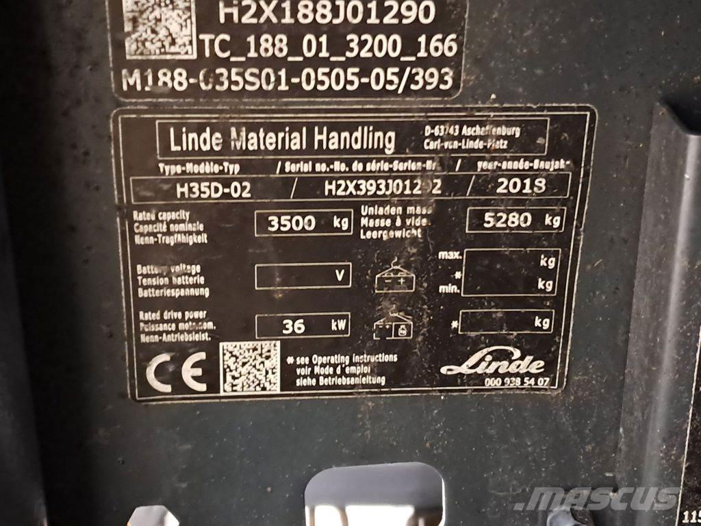 Linde H35D-02 柴油卡車