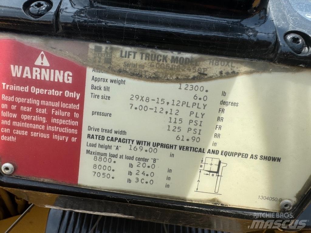Hyster H 80 XL 堆高機(叉車)-其他