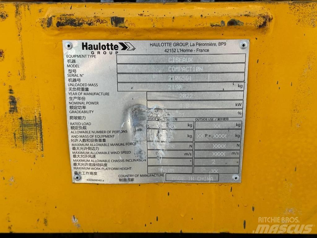 Haulotte COMPACT 10N 剪式升降機