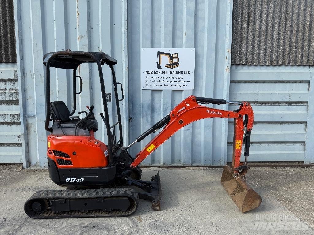 Kubota U 17 小型挖土機/掘鑿機<7t(小型挖掘機)