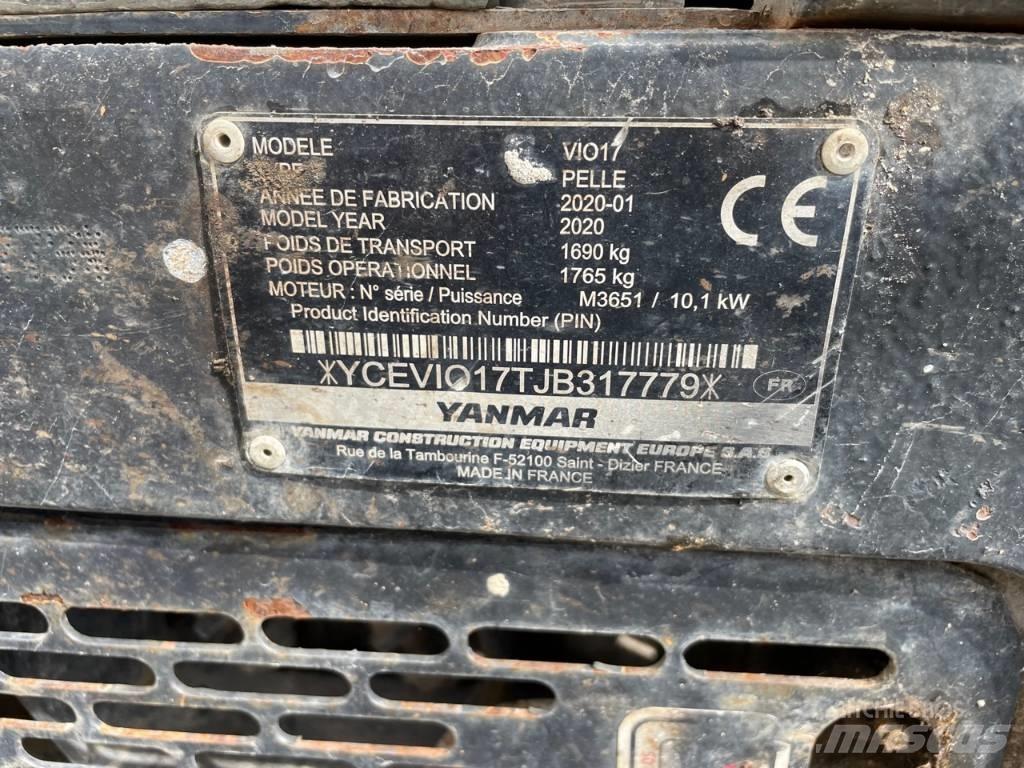 Yanmar Vio 17 U 小型挖土機/掘鑿機<7t(小型挖掘機)