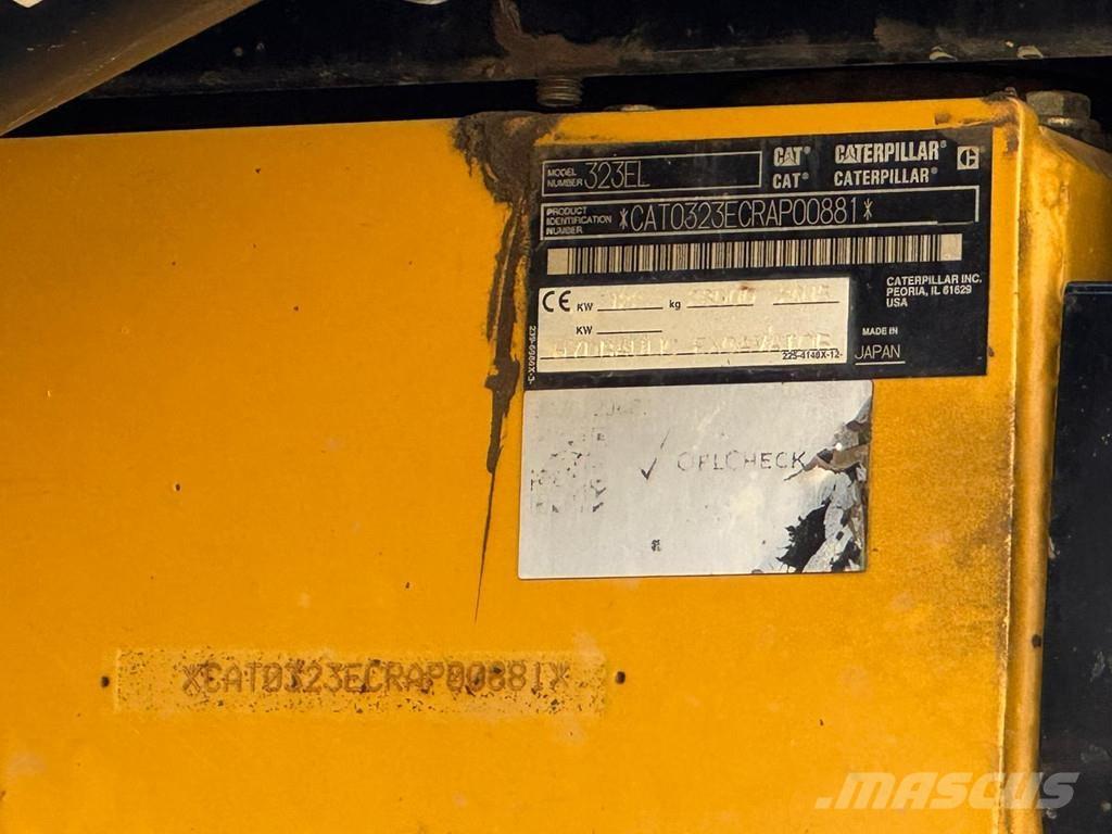 CAT 323EL 履帶式 挖土機/掘鑿機/挖掘機