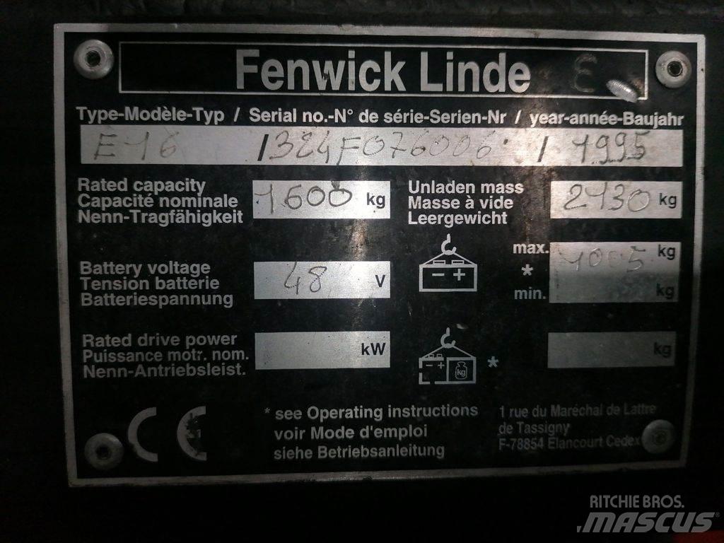 Linde E16 電動堆高機