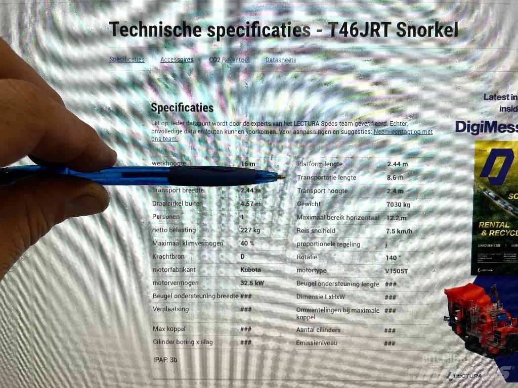Snorkel T 46 J RT 曲臂高空作業車
