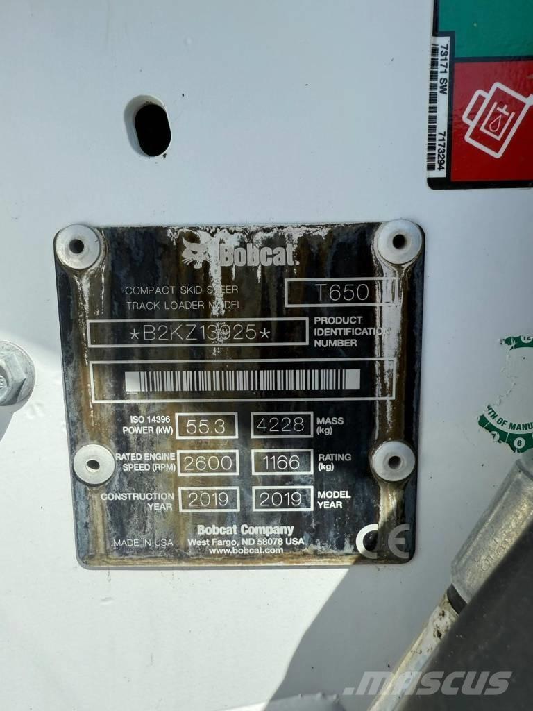 Bobcat T 650 滑移轉向裝載機