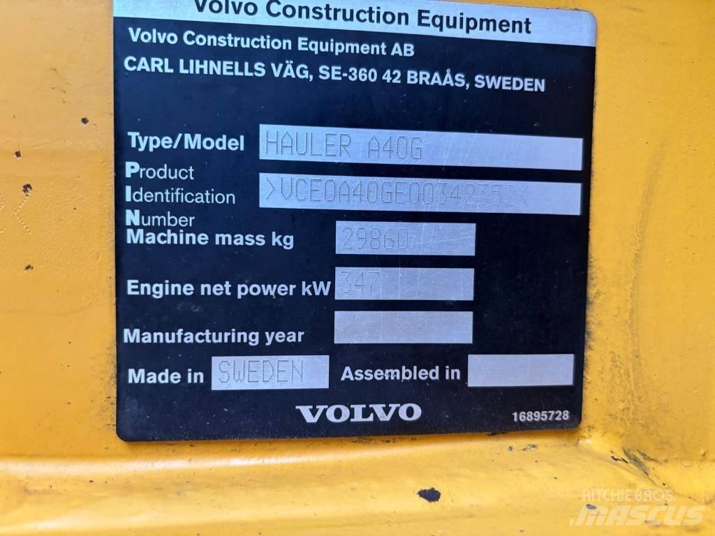 Volvo A 40 G 鉸接式起吊車