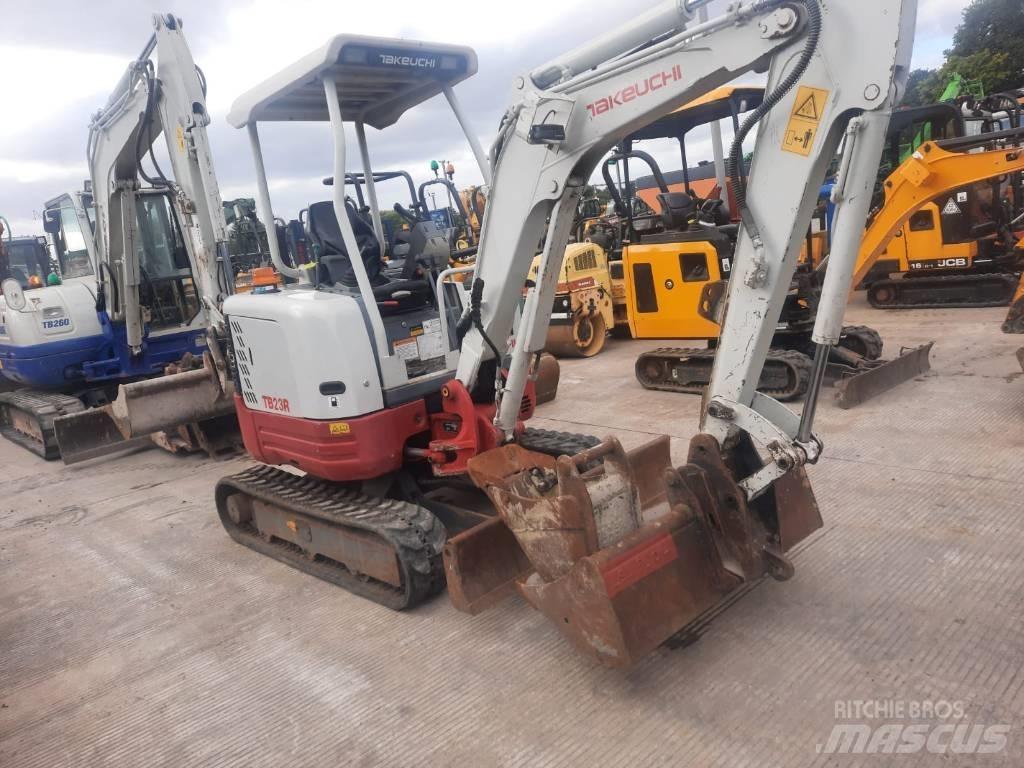 Takeuchi TB23R 小型挖土機/掘鑿機<7t(小型挖掘機)