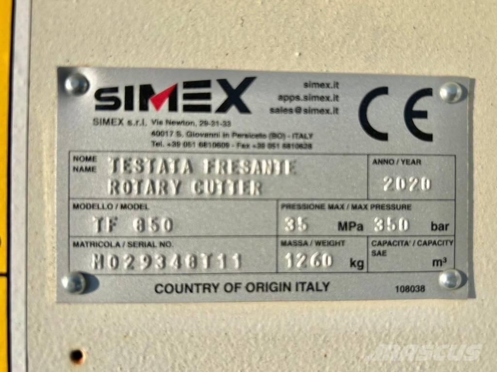 Simex TF850 掘溝機