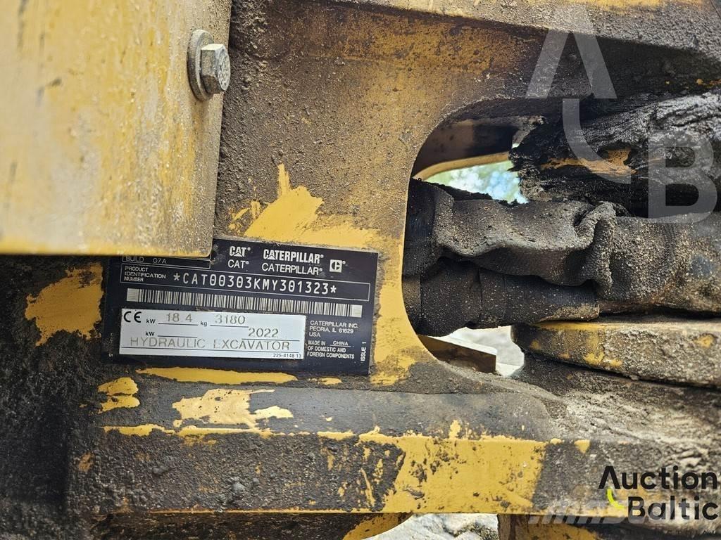 CAT 303 CR 小型挖土機/掘鑿機<7t(小型挖掘機)