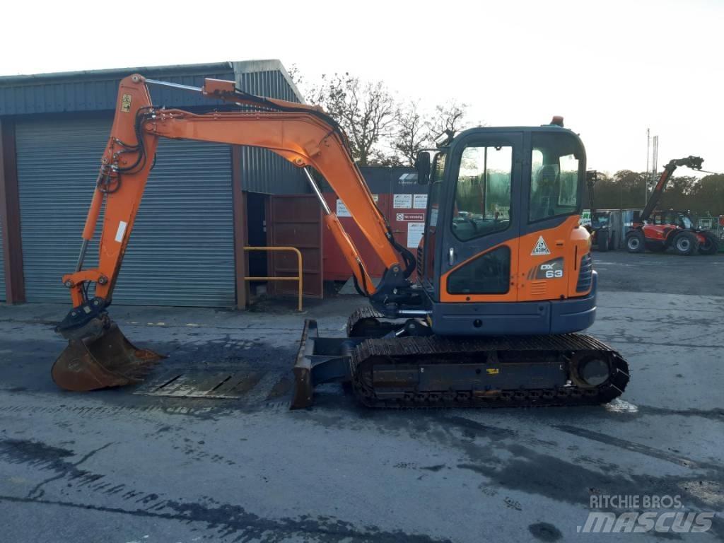 Doosan DX 63-3 履帶式 挖土機/掘鑿機/挖掘機