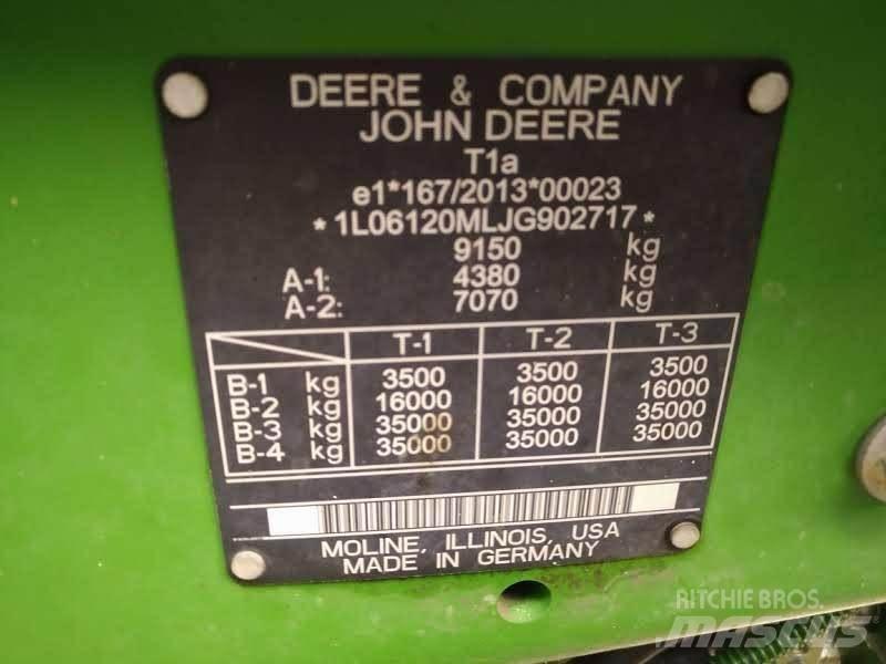 John Deere 6120 M 曳引機