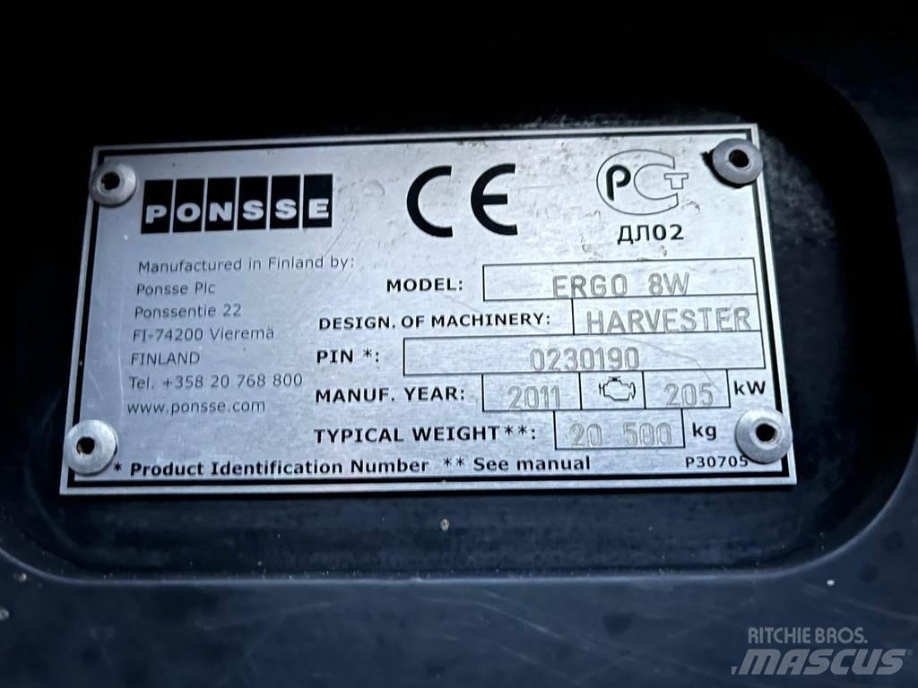 Ponsse Ergo 8W 收穫機