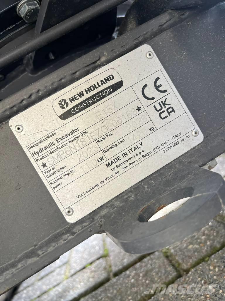 New Holland E 15 X 小型挖土機/掘鑿機<7t(小型挖掘機)