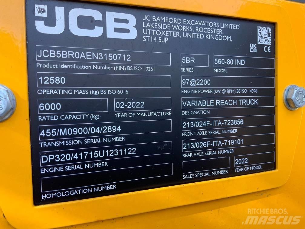 JCB 560-80 伸縮臂操作車