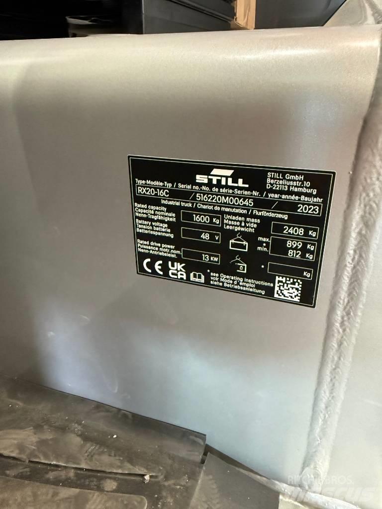 Still RX 20-16 電動堆高機