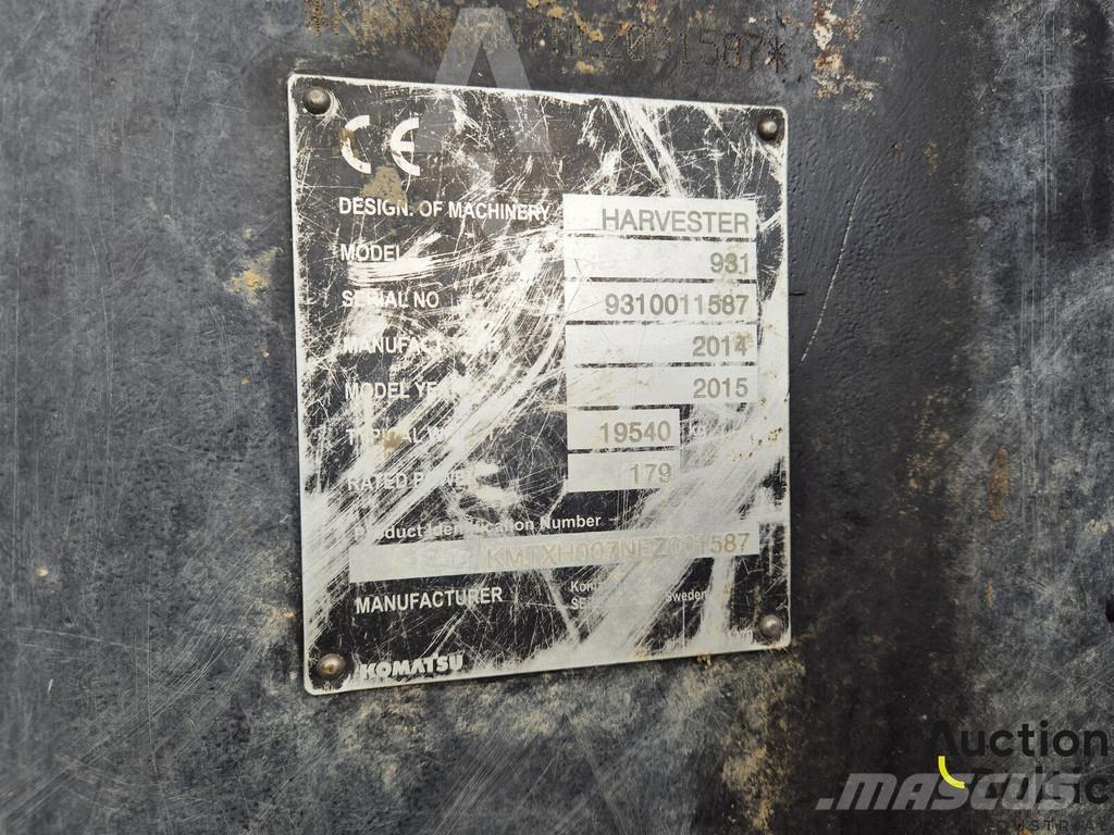 Komatsu 931.1 收穫機