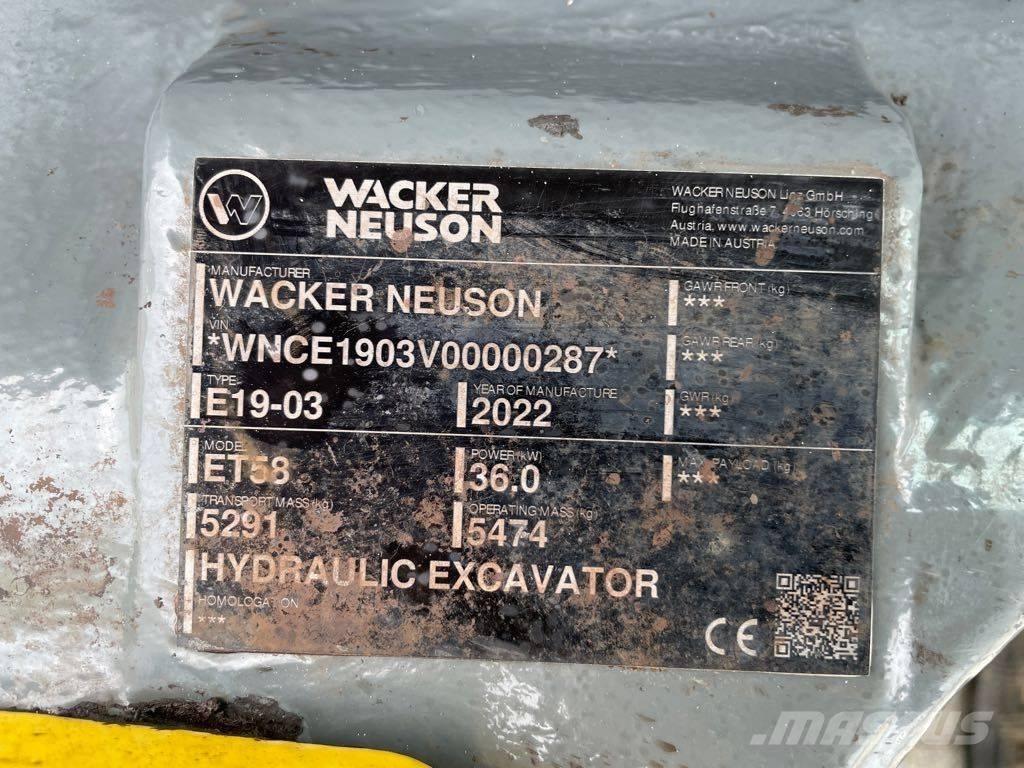 Wacker Neuson ET58 履帶式 挖土機/掘鑿機/挖掘機